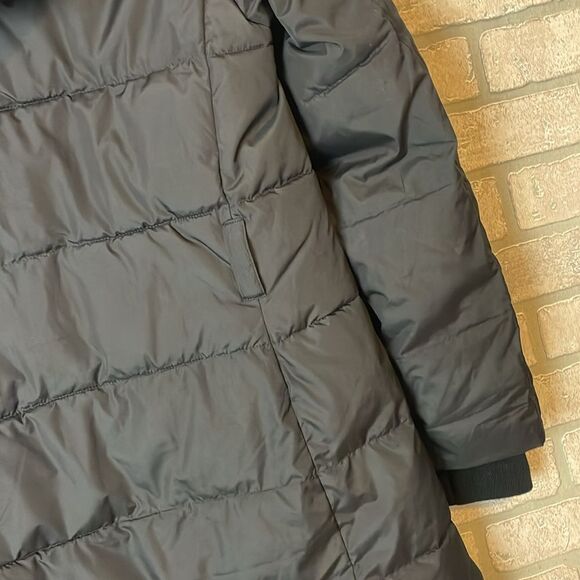 J. Crew Mercantile long puffer coat black Size S - Picture 8 of 10
